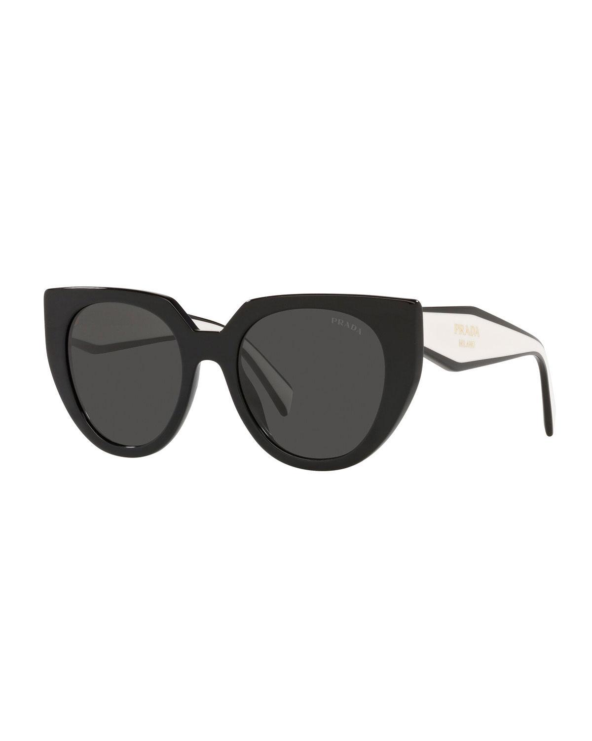 Prada Womens PR 14WS 52mm Tortoise Cat Eye Sunglasses Product Image