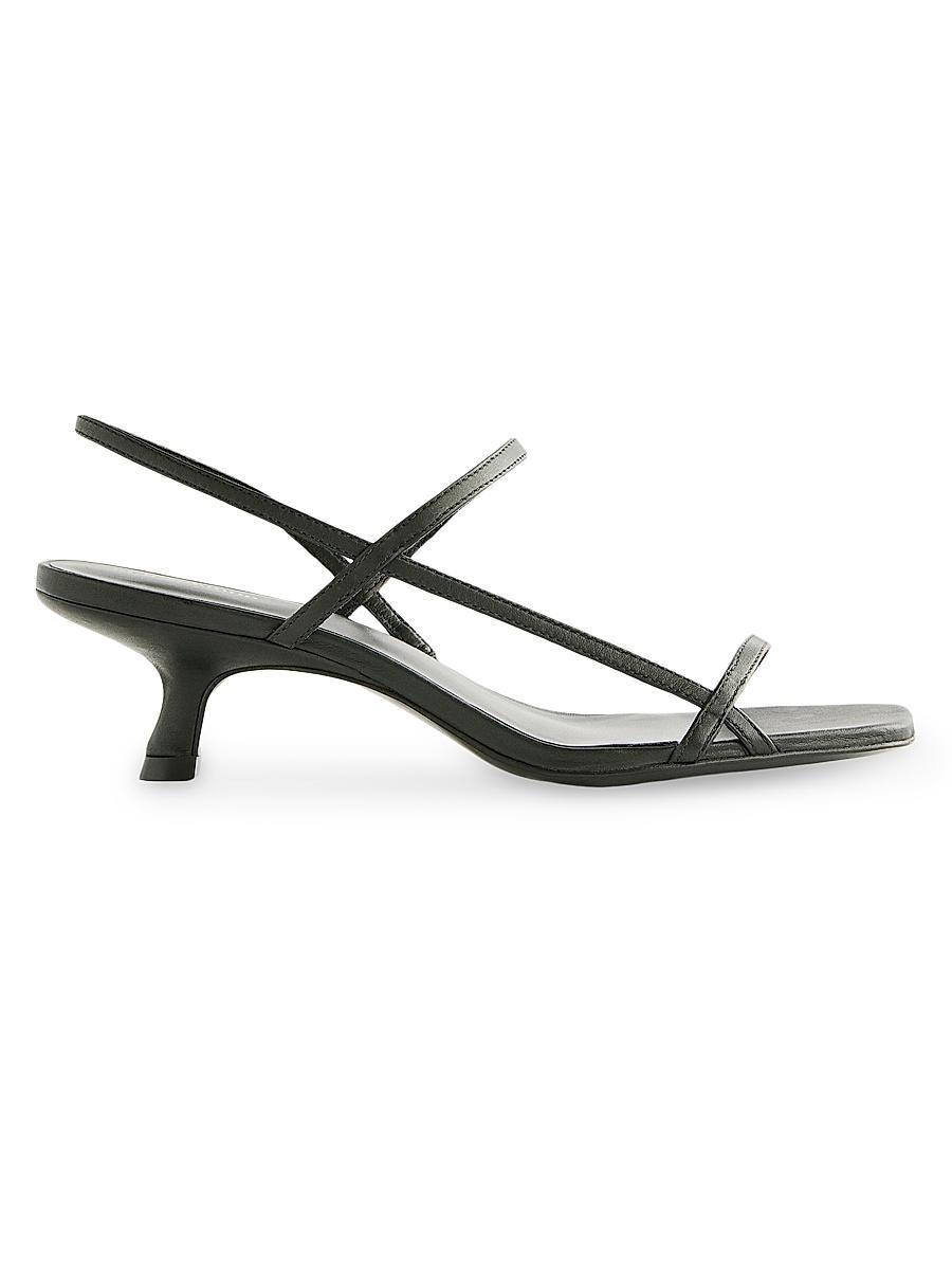 Womens Serenity Bare 50MM Leather Slingback Sandals Product Image