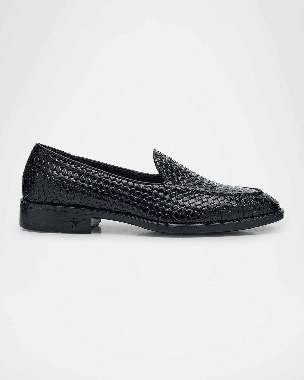 Mens FF OLock Leather Loafers Product Image
