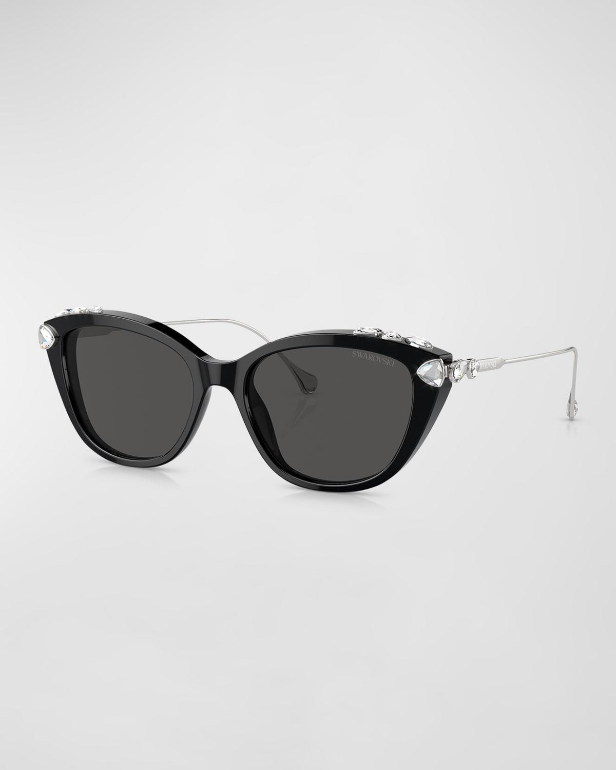 Swarovski SK6010 53mm Jeweled Cat Eye Sunglasses Product Image