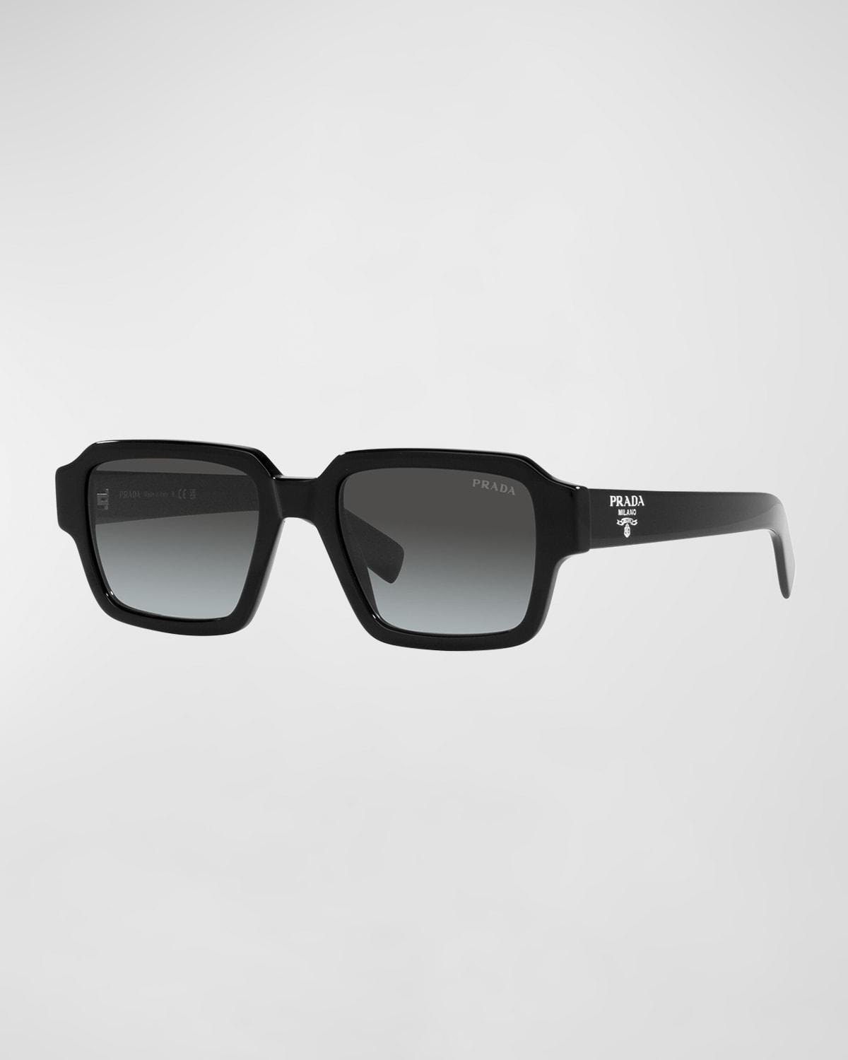 Prada Mens PR 02ZS 52mm Square Sunglasses Product Image