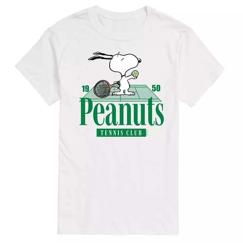 Big & Tall Peanuts Snoopy Tennis Club Est. 1950 Graphic Tee, Mens Product Image