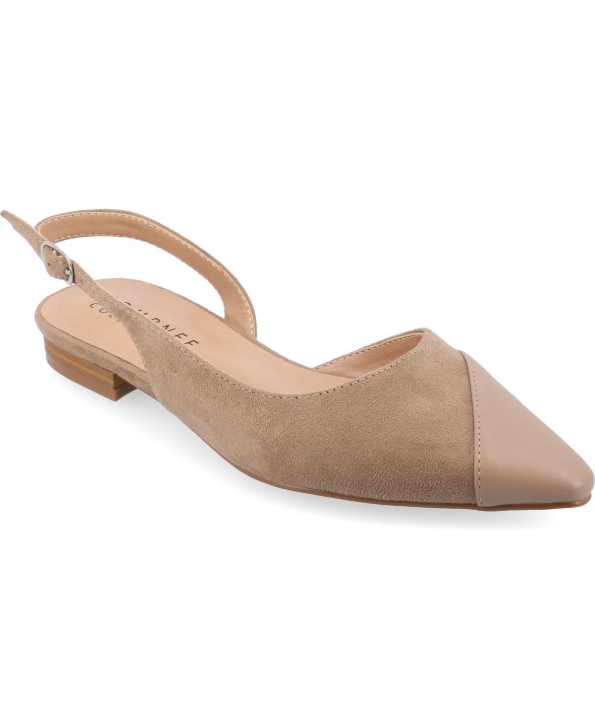 Journee Tru Comfort Foam™ Daphnne Women's Flats, Size: 8, Brown Product Image