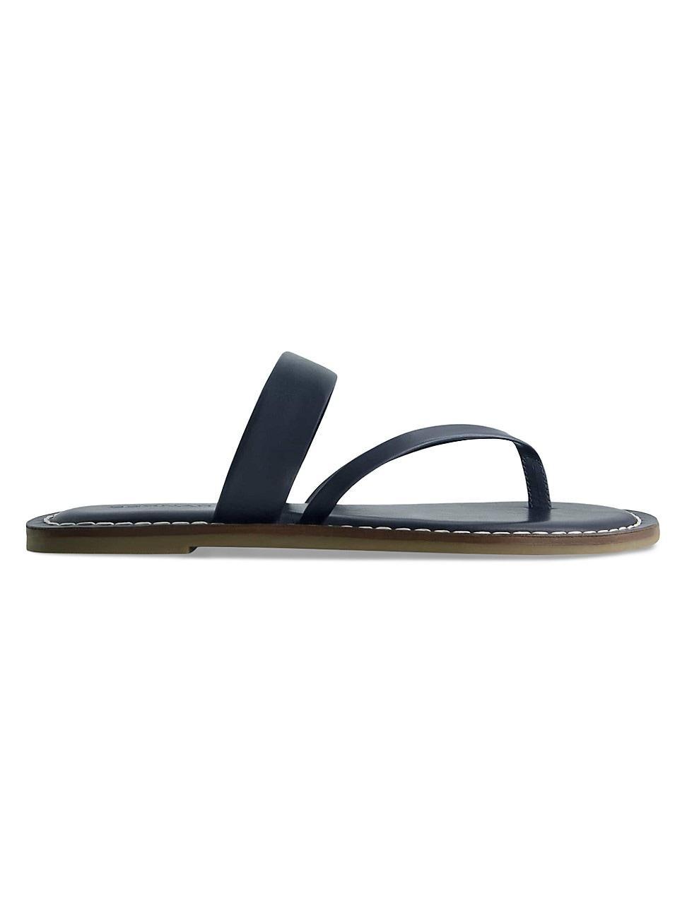 Womens Leia Leather Thong Sandals Product Image