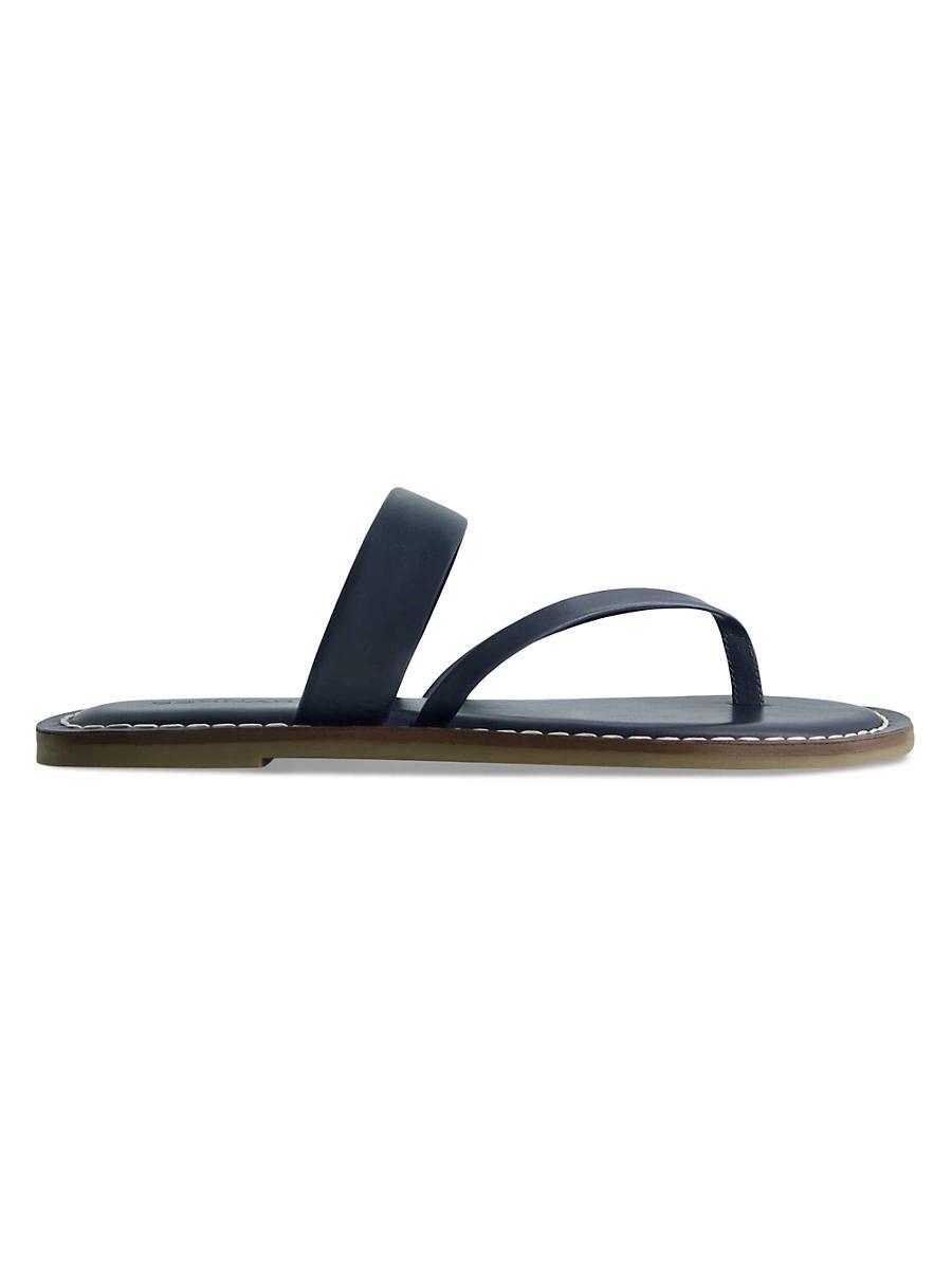 Womens Leia Leather Thong Sandals Product Image