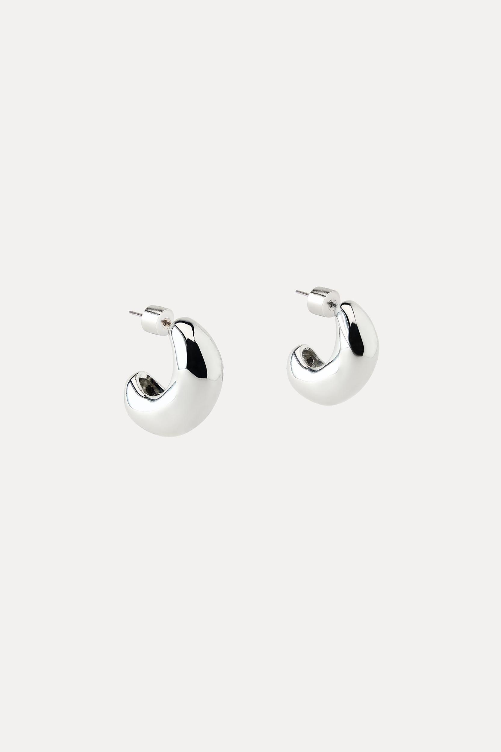 EMBOSSED HOOP EARRINGS Product Image