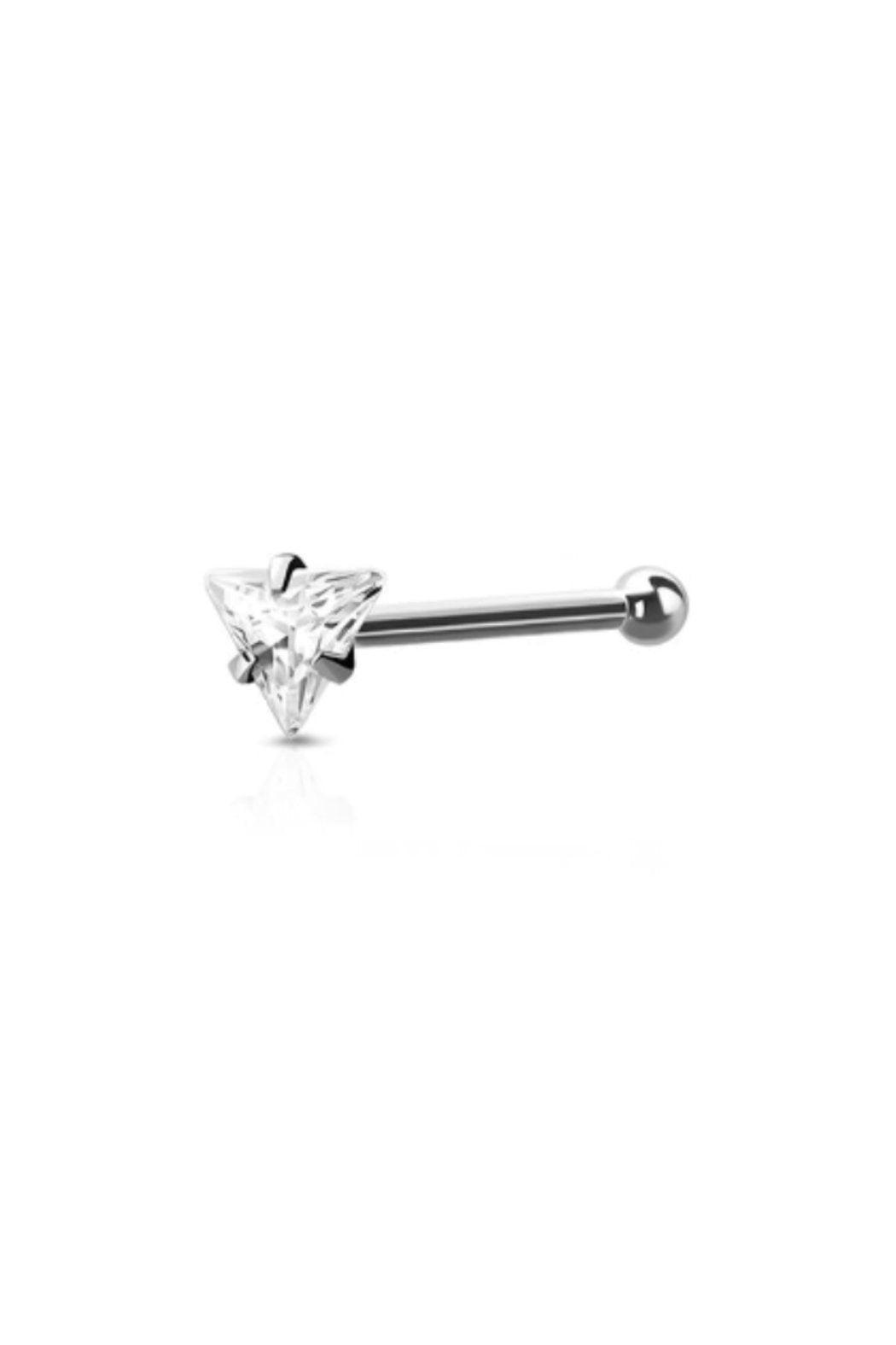 Triangle Nose Bone Stud Surgical Steel Product Image