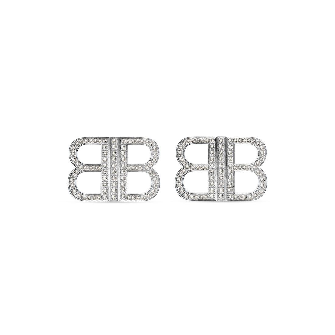 Women's Bb 2.0 Earrings in Silver Product Image