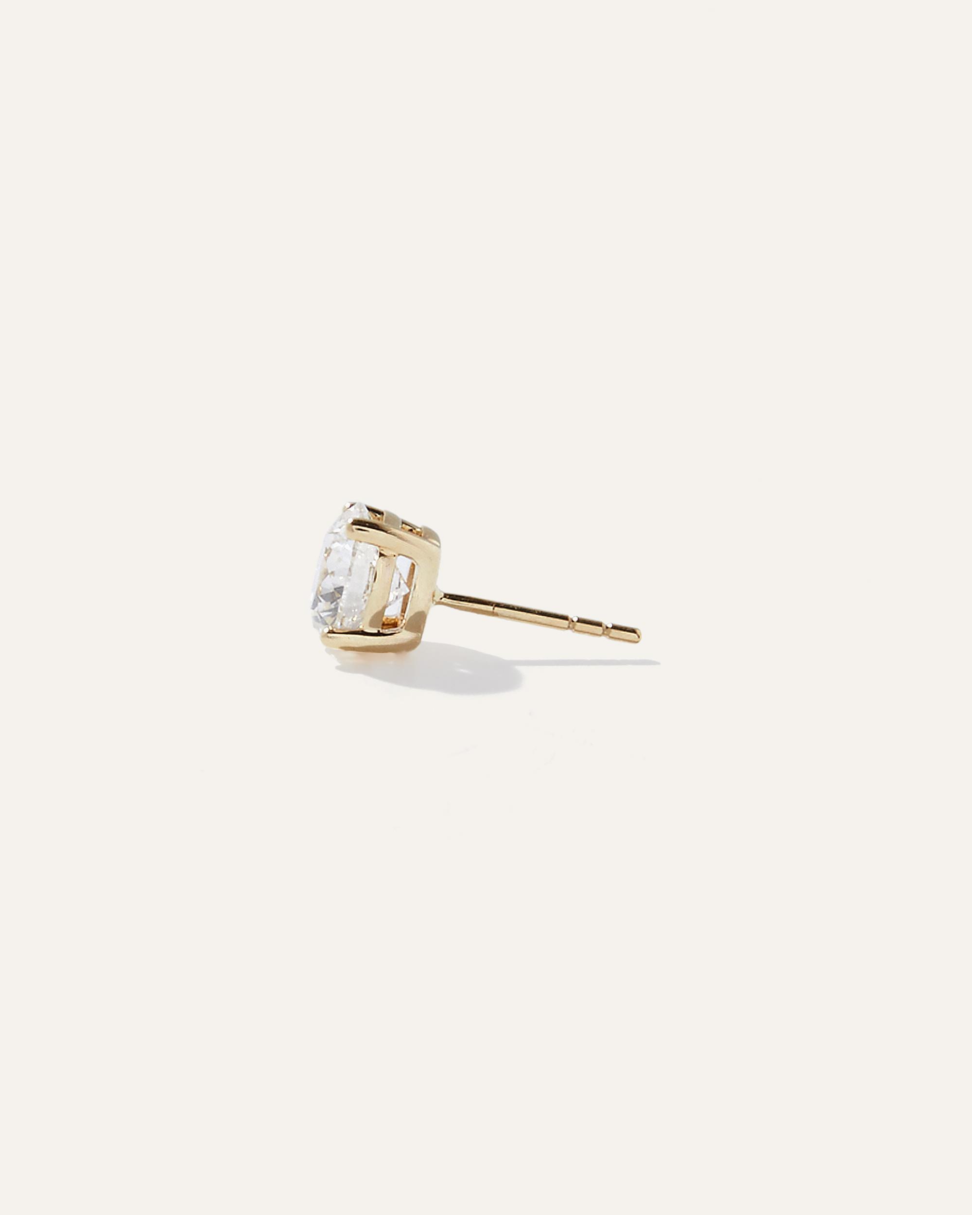 Womens Pav Petite Band Ring in 18K White Gold Product Image