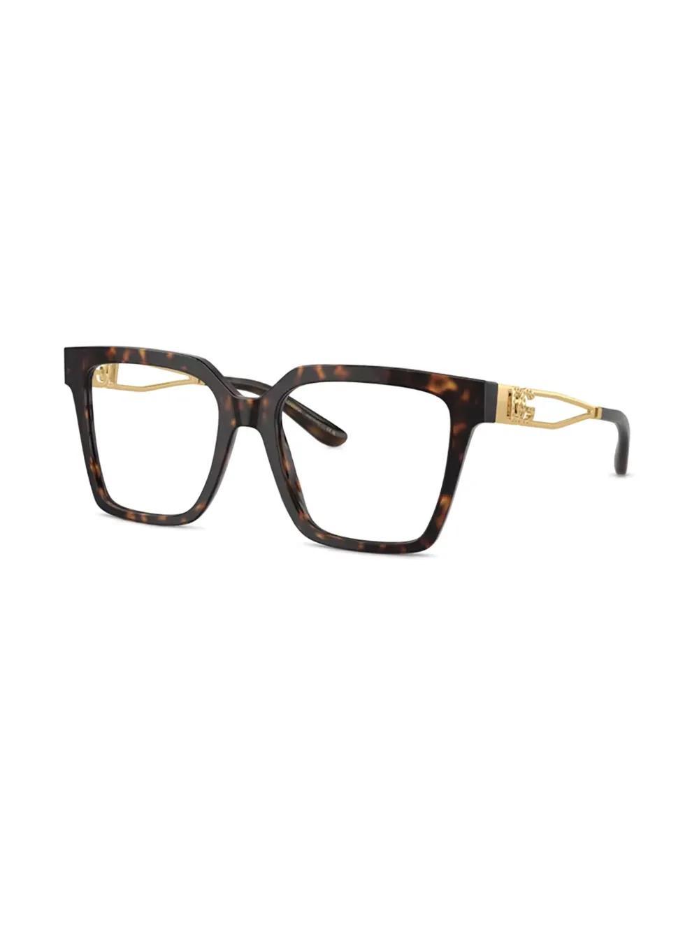 DOLCE & GABBANA Dg3376b Glasses In Brown Product Image