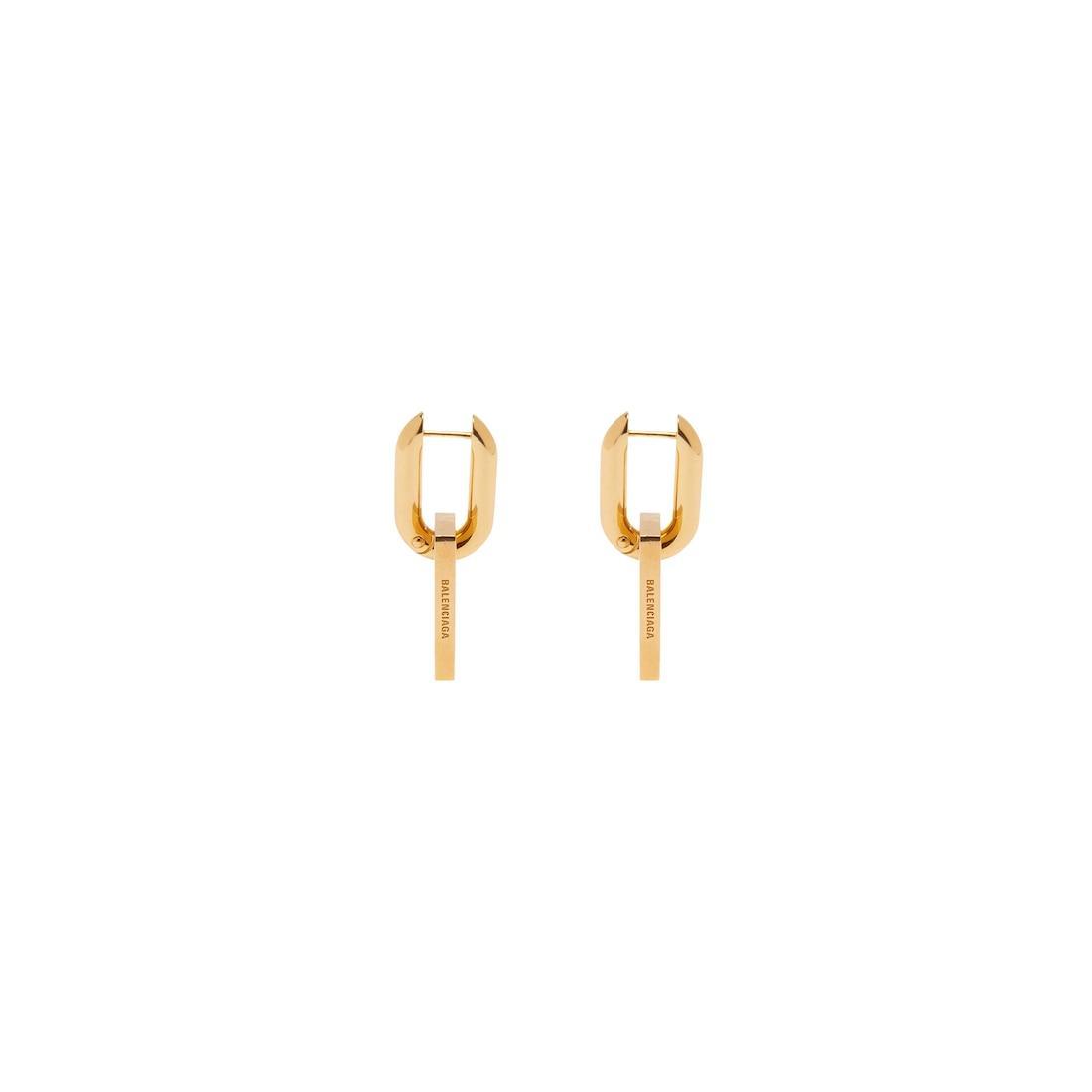 Women's B Chain Xl Earrings in Gold Product Image