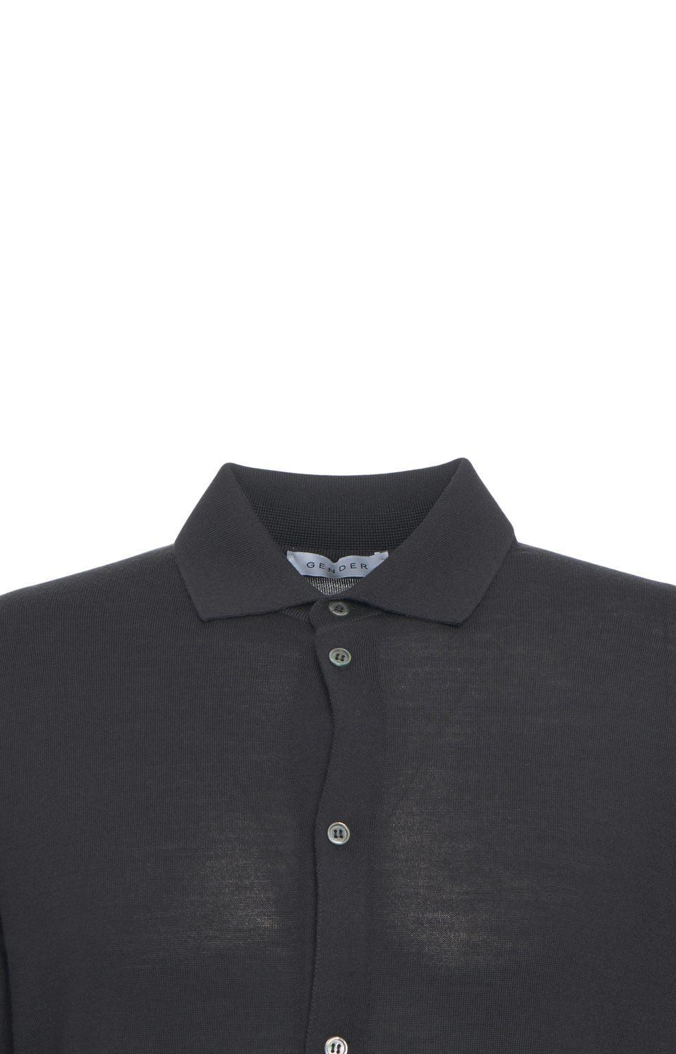Knit virgin wool shirt Product Image