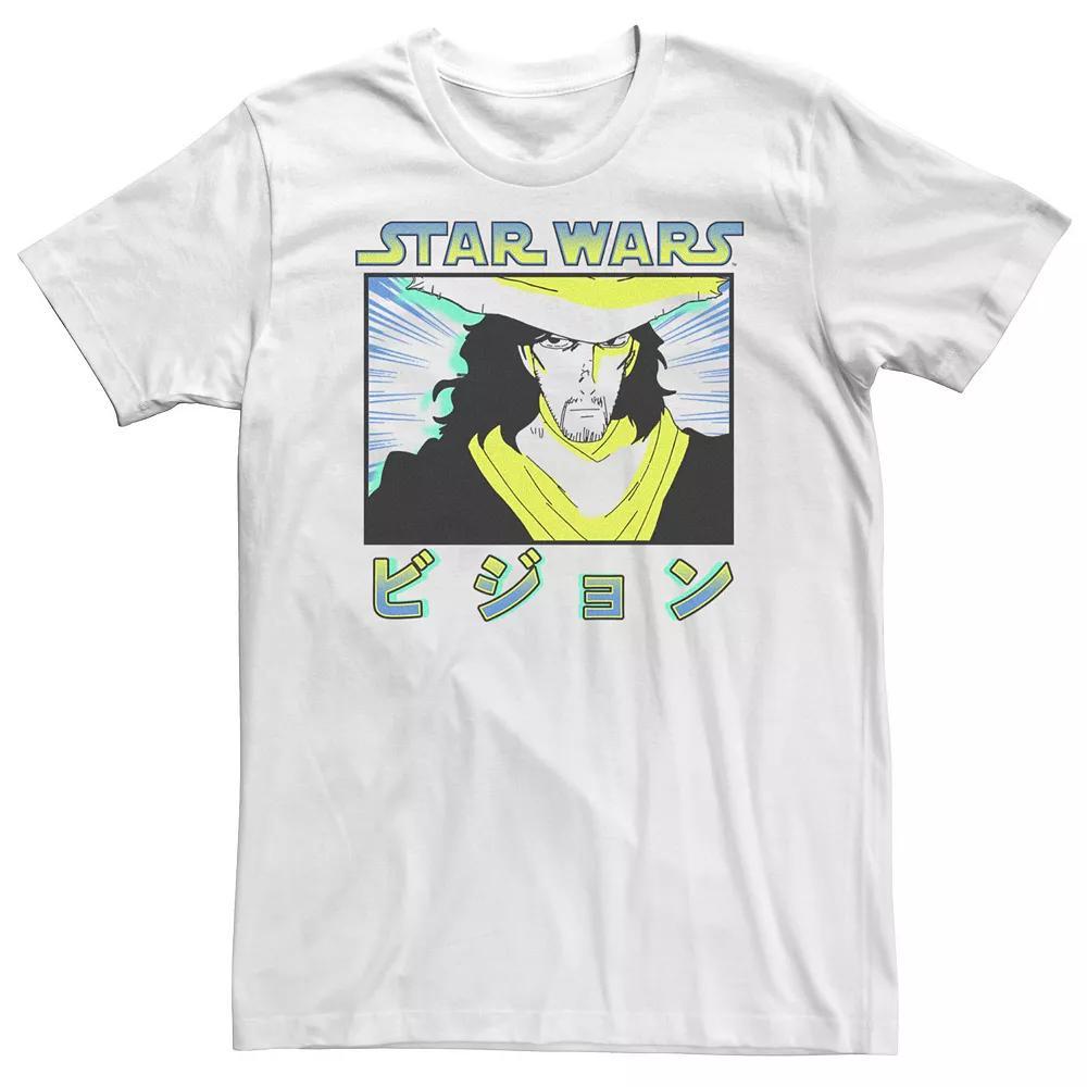 Big & Tall Star Wars Vision Akakiri Portrait Panel Tee, Men's, Size: 5XL, White Product Image
