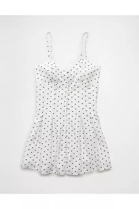 AE Sweetheart Button-Up Mini Dress Women's Product Image