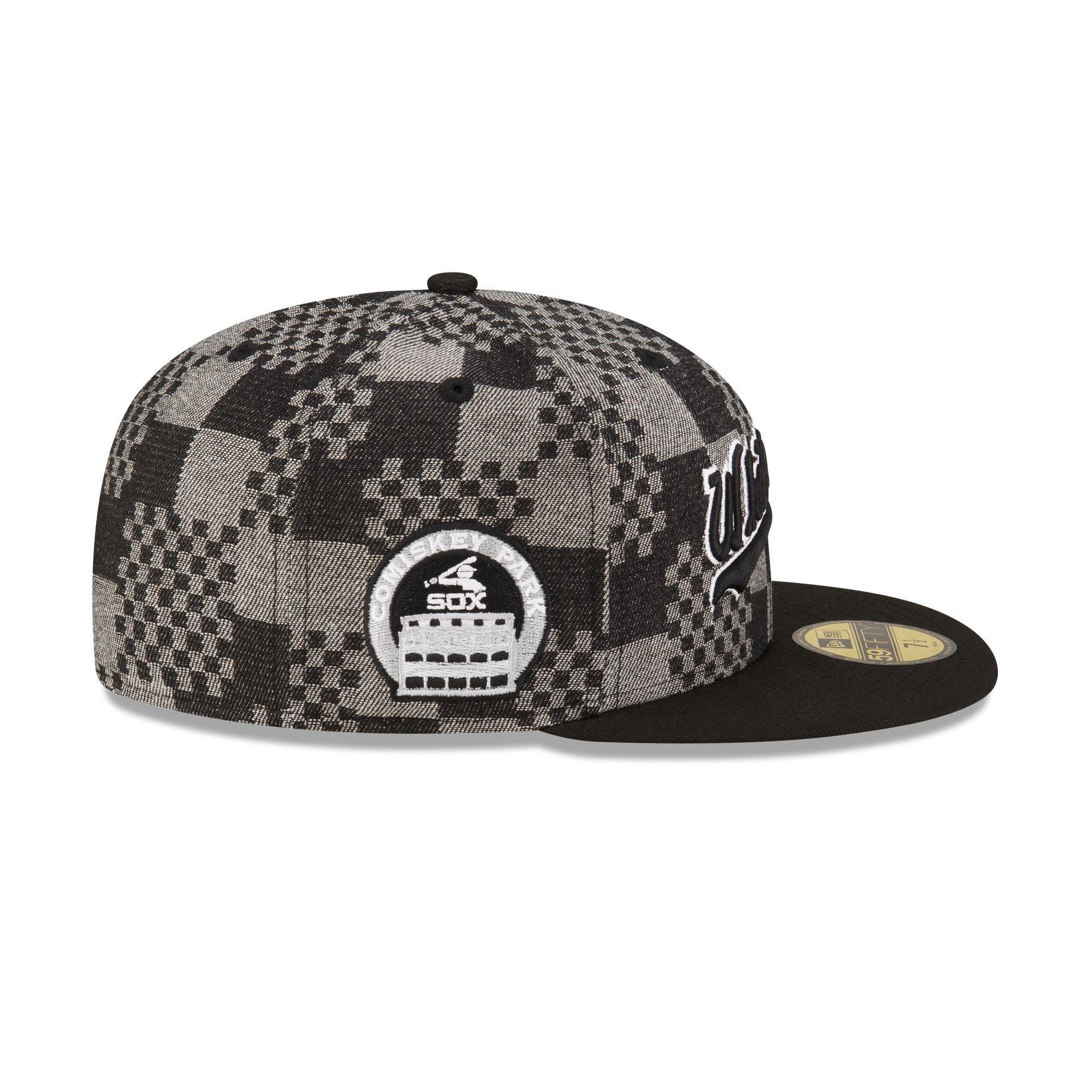 Chicago White Sox Pattern Denim 59FIFTY Fitted Hat Male Product Image