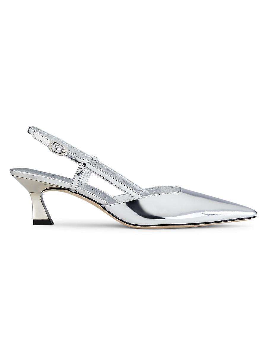 Stuart Weitzman Womens Vinnie 50 Slingback Kitten Heels Product Image