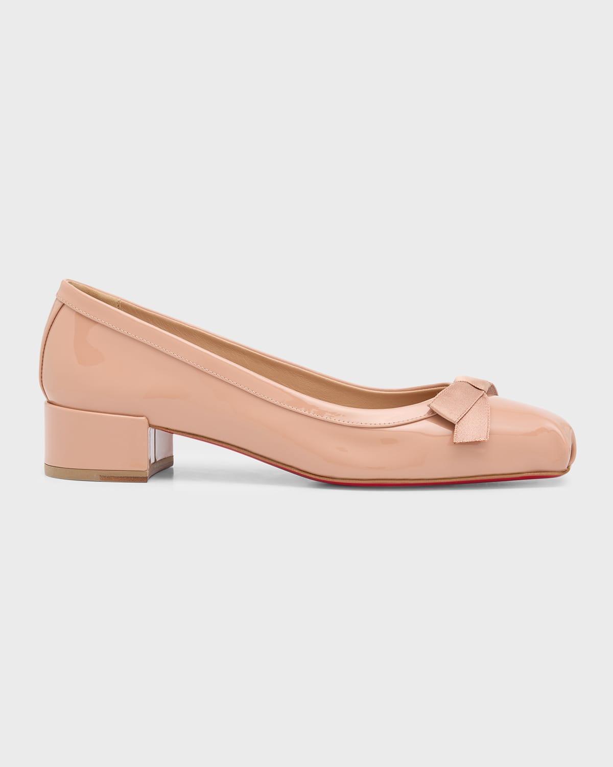 Mamaflirt Patent Red Sole Ballerina Pumps Product Image