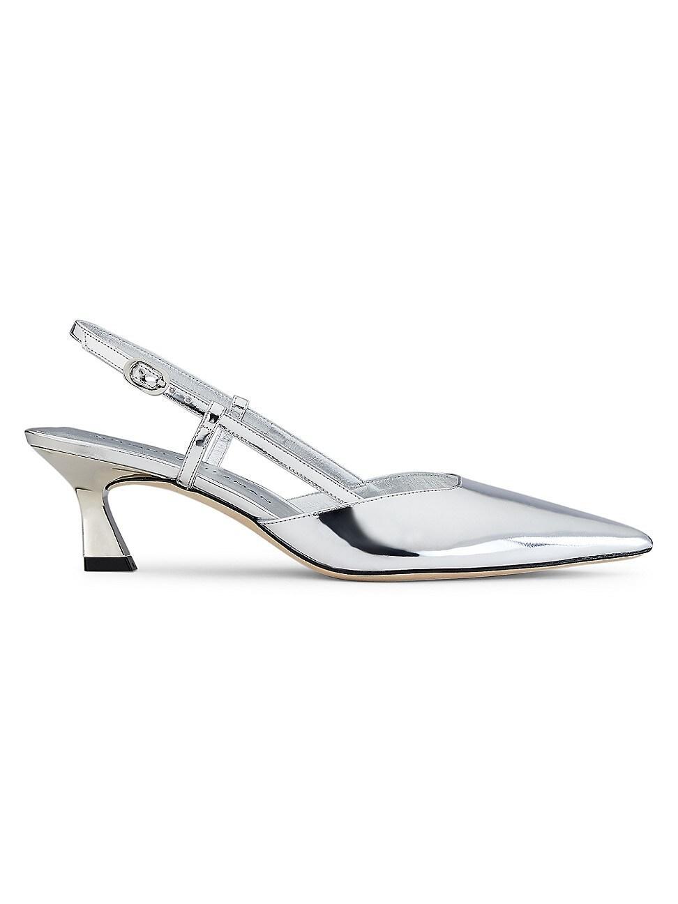 Stuart Weitzman Womens Vinnie 50 Slingback Kitten Heels Product Image