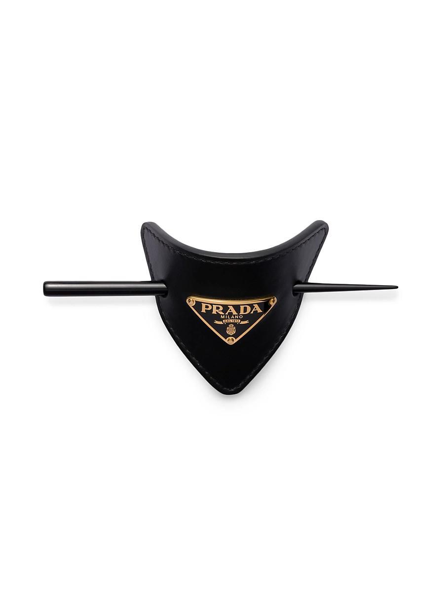 Womens Leather Hair Clip Product Image
