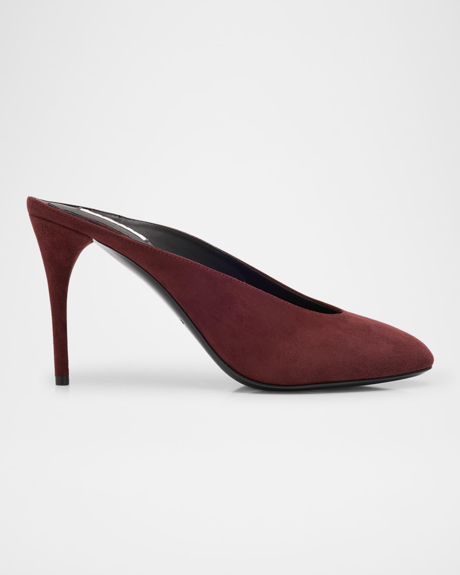 Decolette Suede Mules Product Image