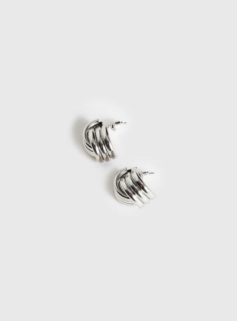 Nerissa Earrings Silver Product Image