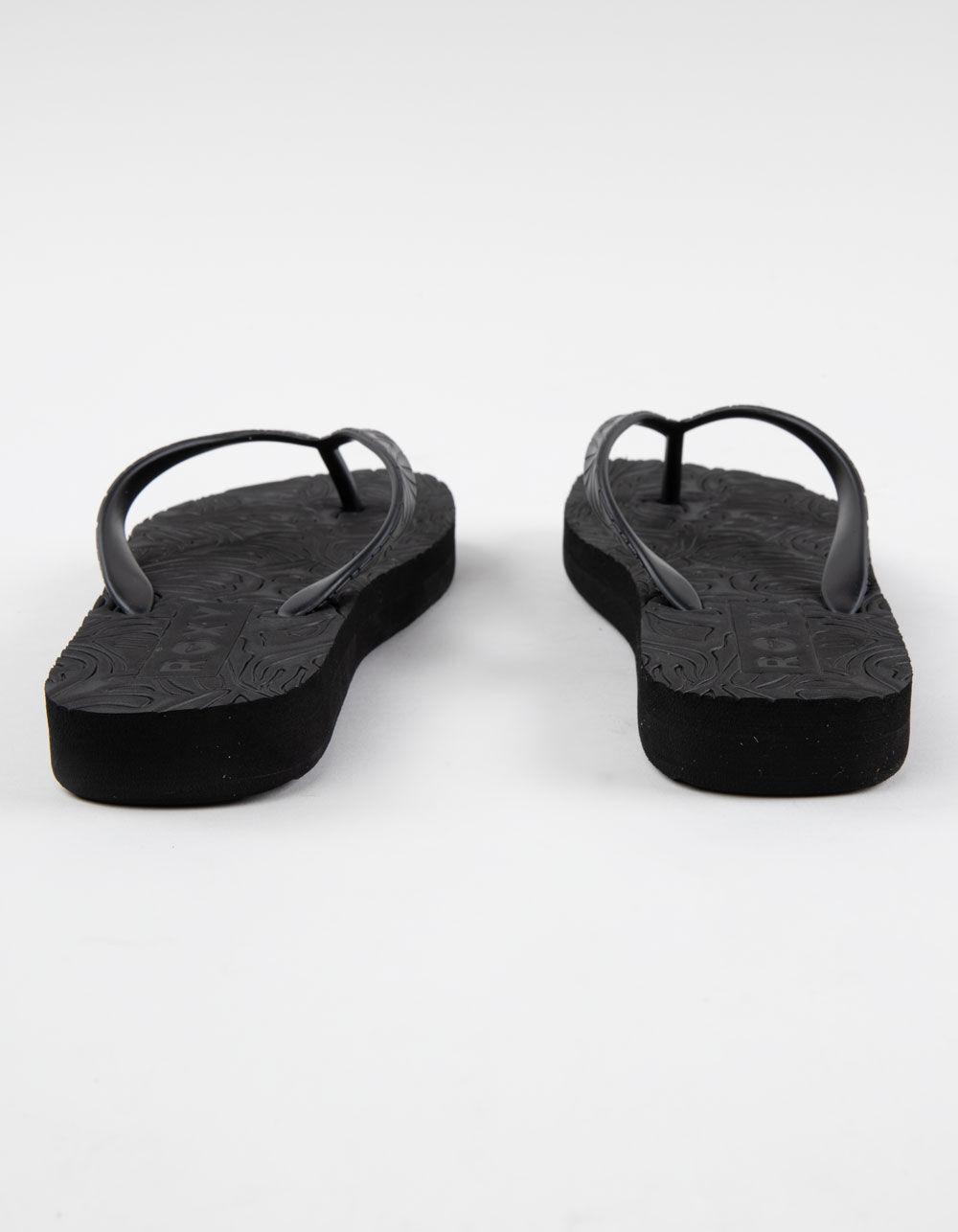 ROXY Beach Up Womens Thong Sandals - BLACK Product Image