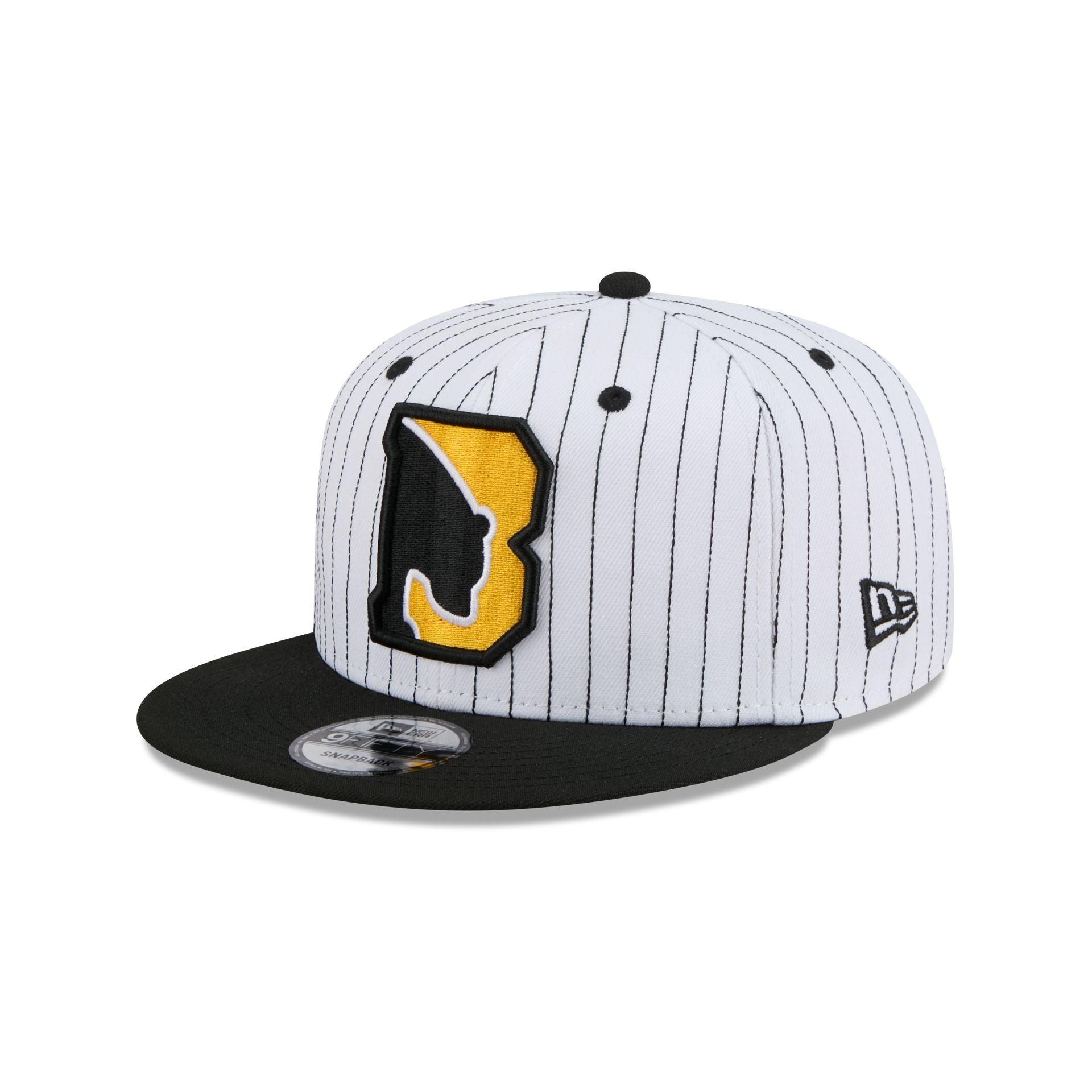 Boston Bruins Deceptor Pinstripe 9FIFTY Snapback Hat Male Product Image