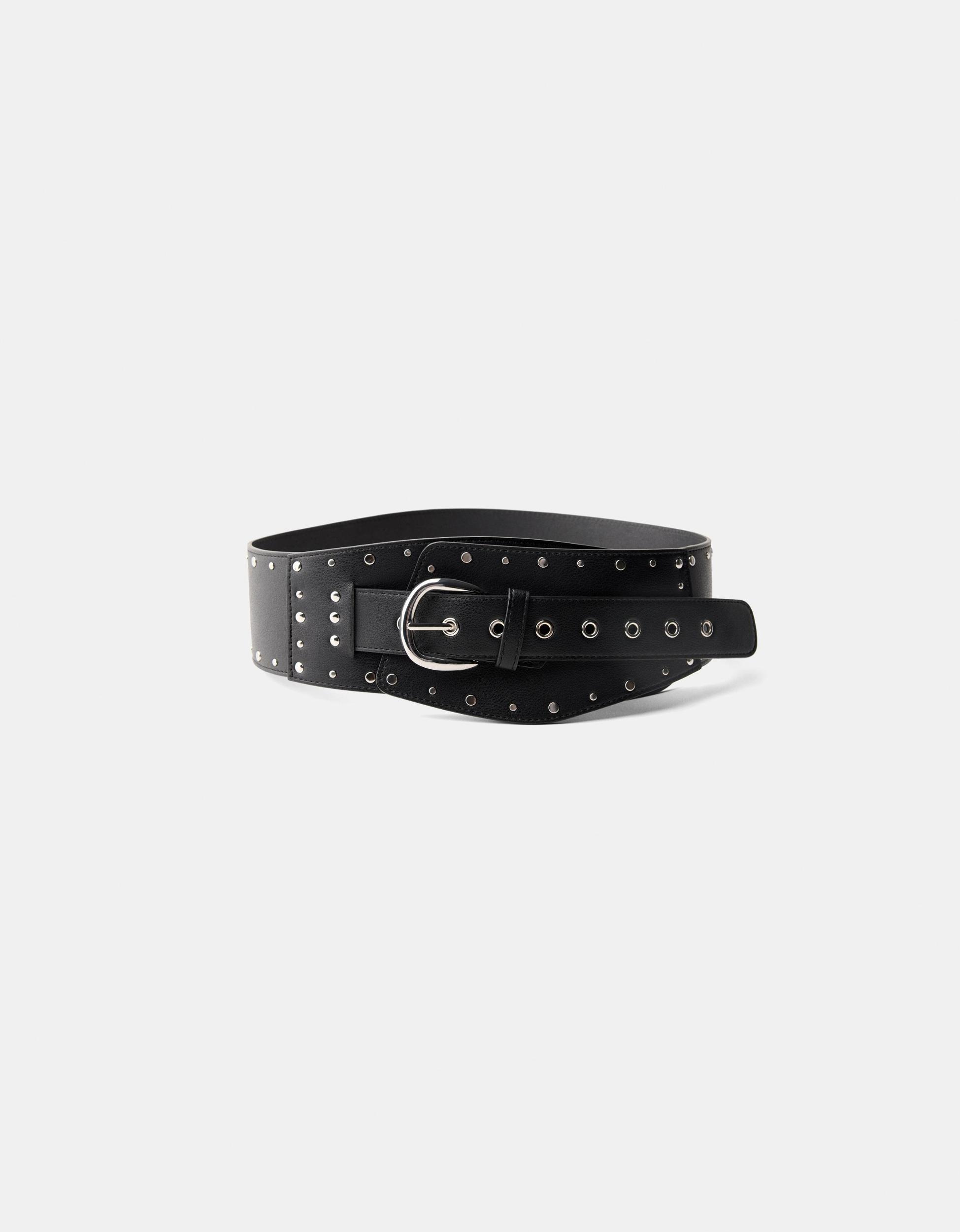 Studded wide belt Product Image