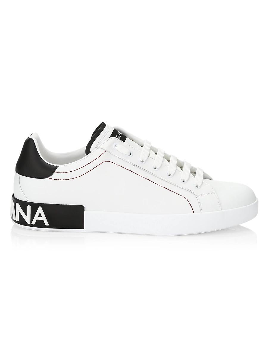 Mens Portofino Leather Low-Top Sneakers Product Image