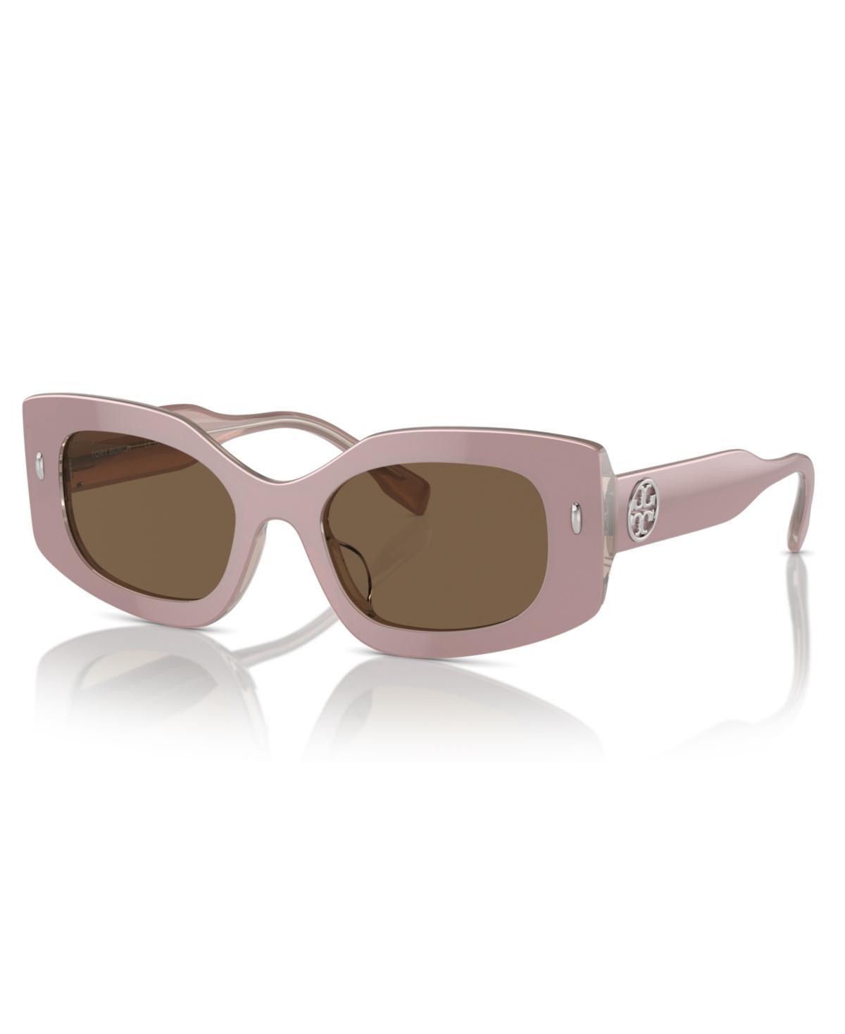 Womens 50MM Rectangular Sunglasses Product Image