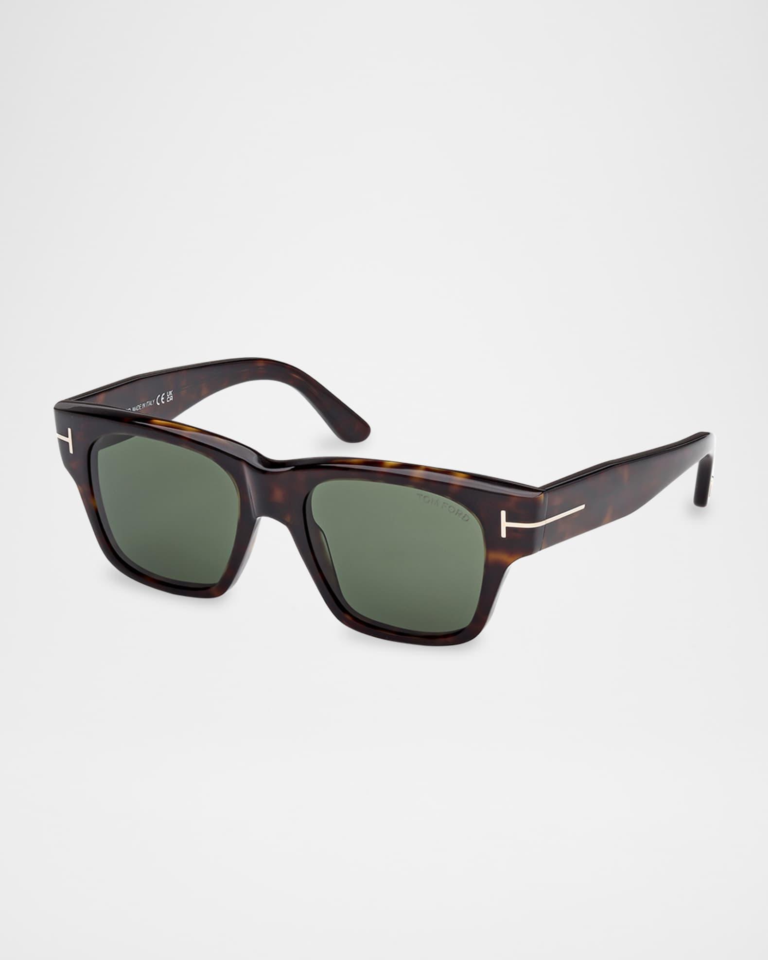 Men's Caine-02 Acetate Square Sunglasses Product Image