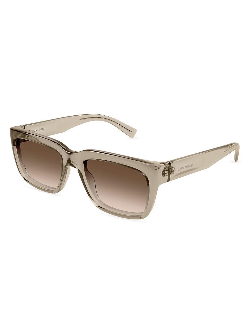 Mens Script 55MM Square Sunglasses Product Image