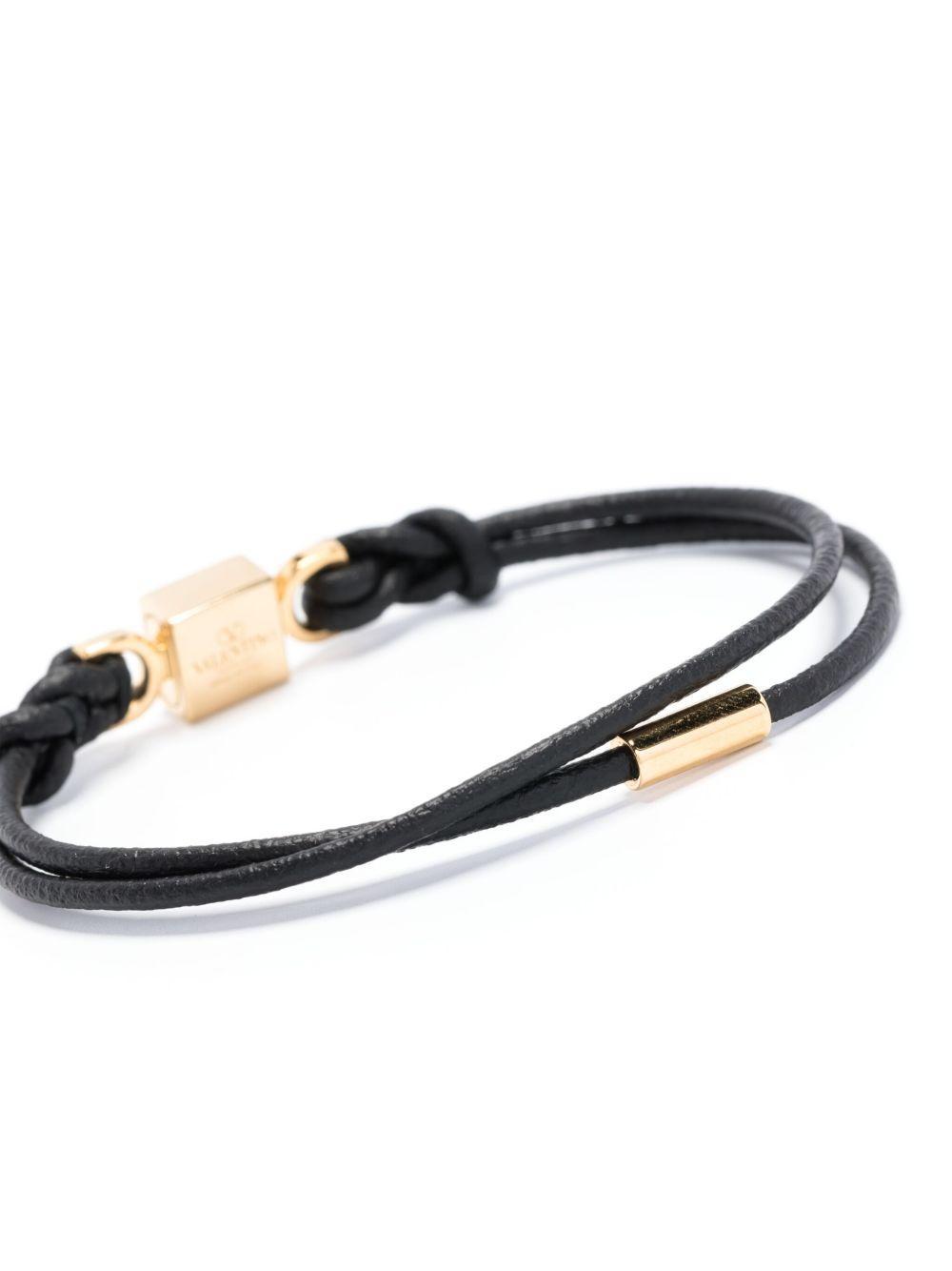 Rockstud leather bracelet Product Image