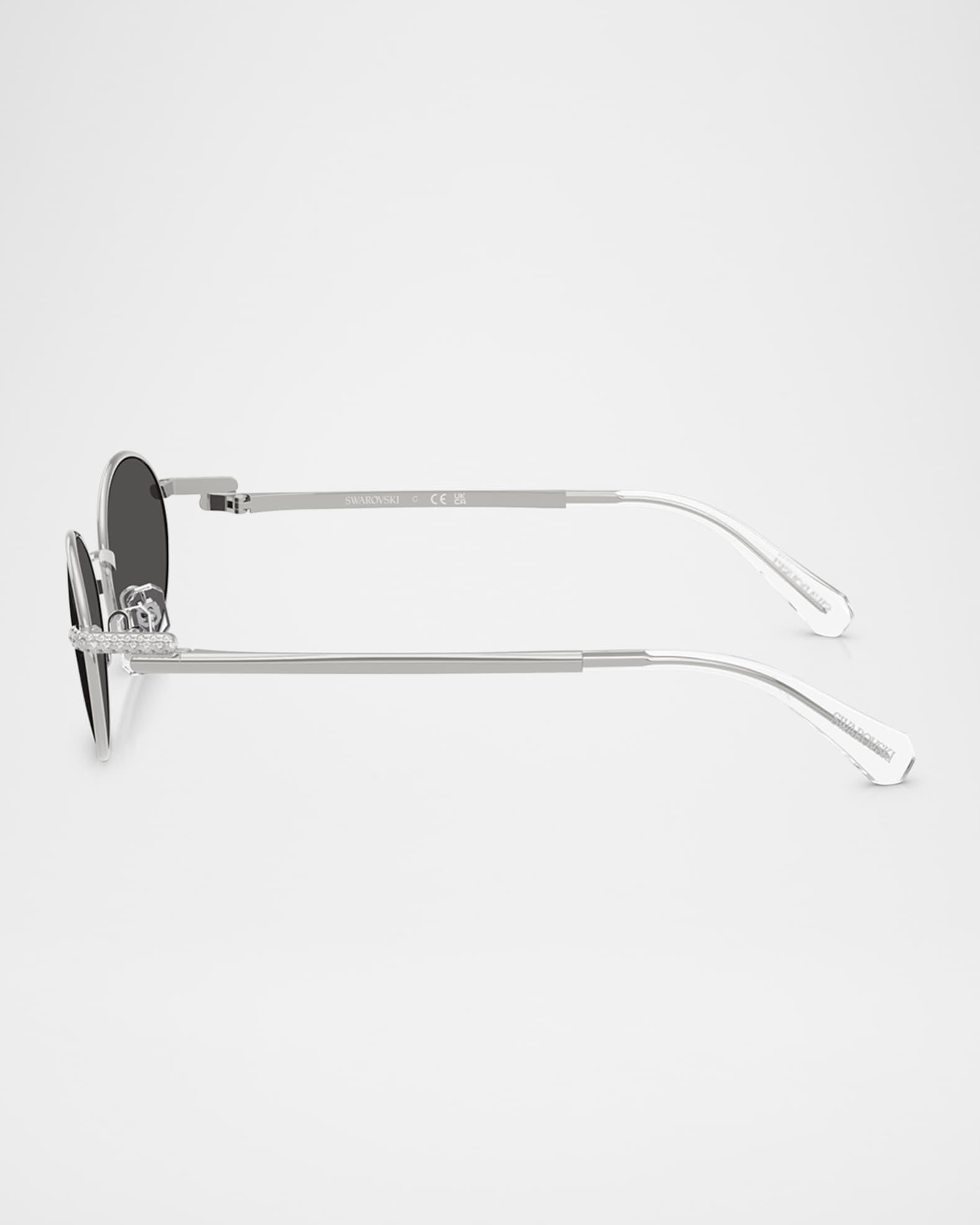 SK7033 Metal Oval Sunglasses Product Image