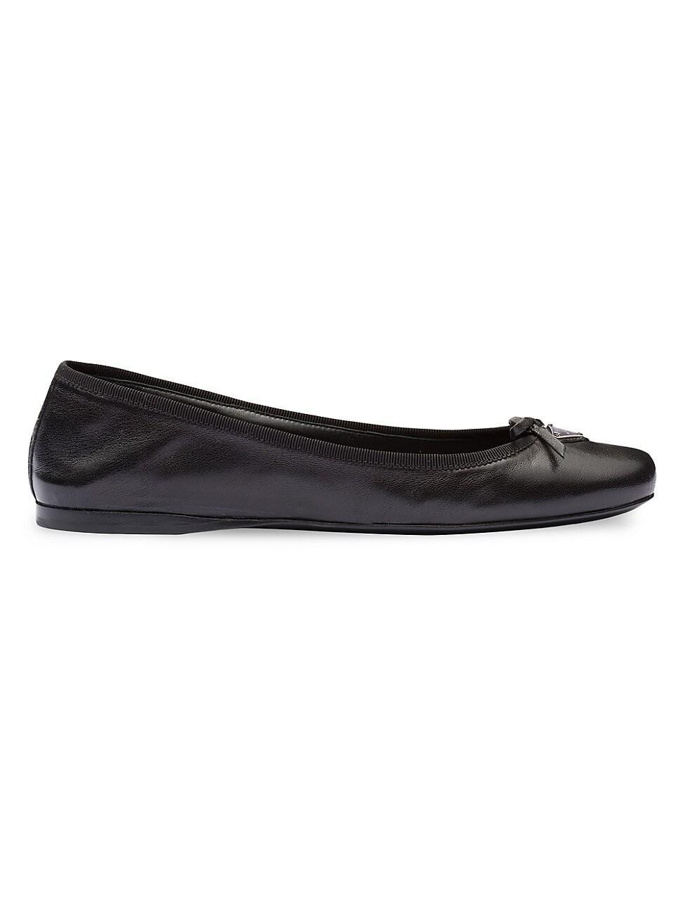 Womens Marley Leather Ballet Flats Product Image