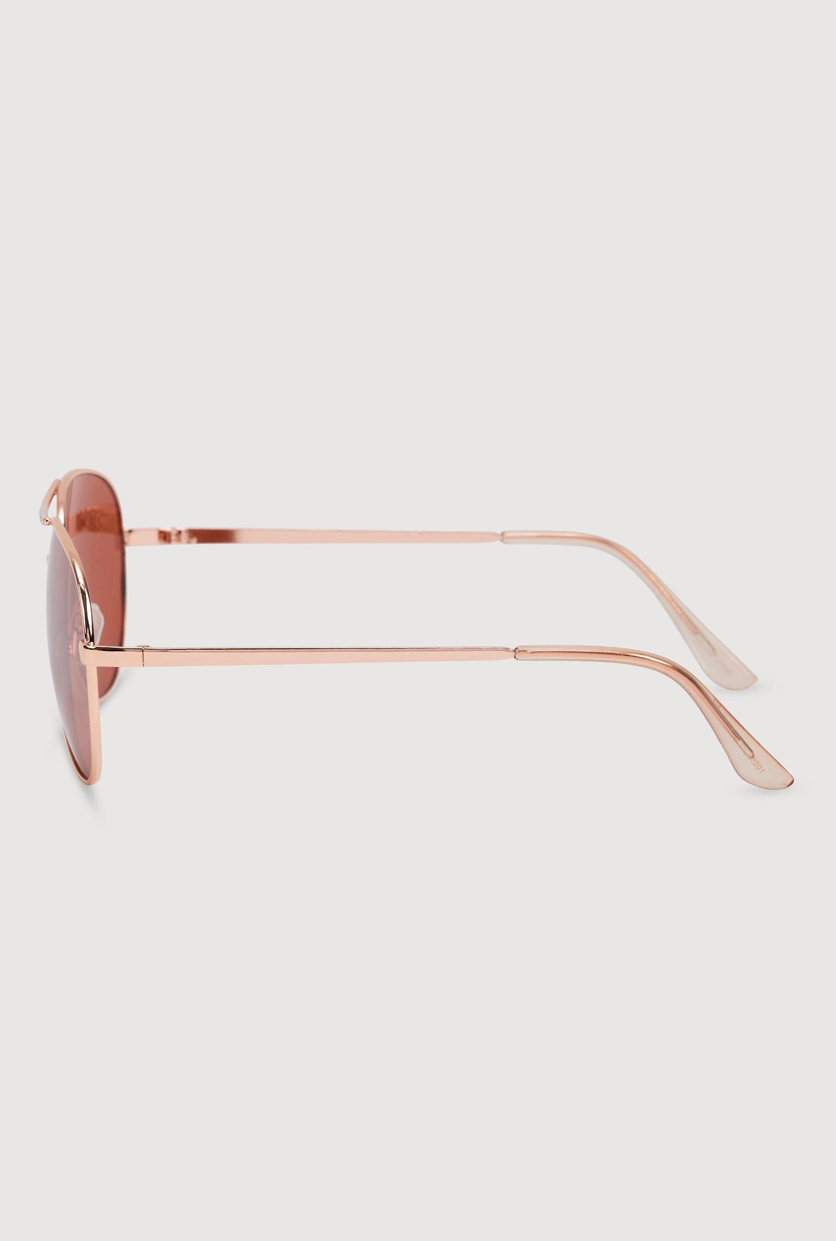 Rhinestone Detail Aviator Sunglasses Female Product Image