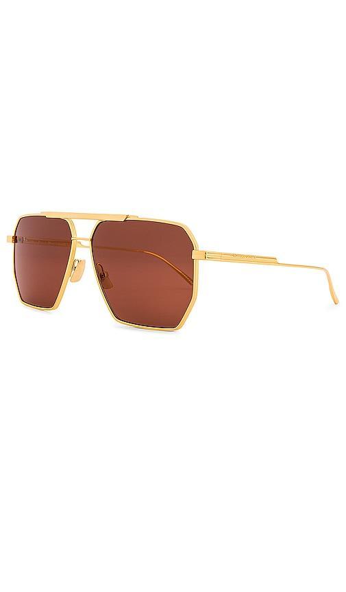 Womens 60MM Trapezoid Sunglasses Product Image