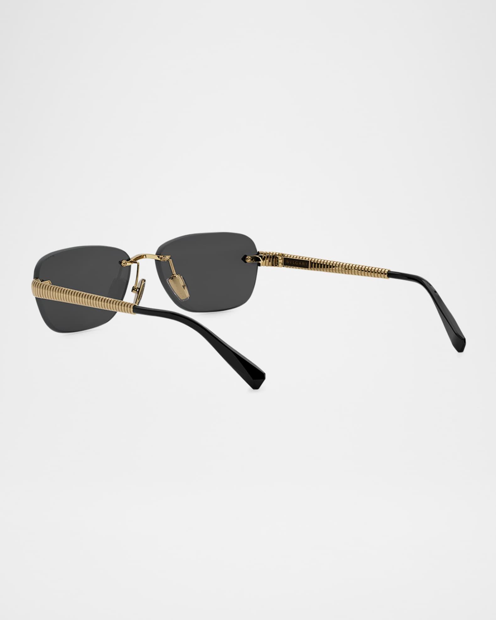 Tubogas Rimless Metal Rectangular Sunglasses Product Image