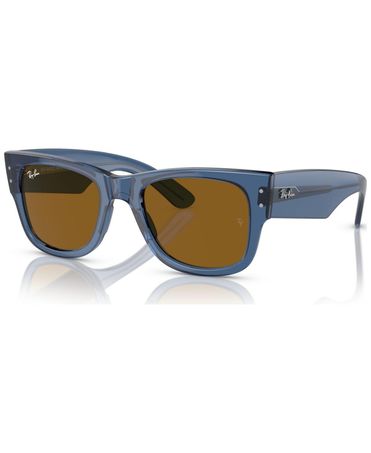 Men's Ray-Ban 0RB0840S 51mm Mega Wayfarer Square Gradient Sunglasses, Black Product Image
