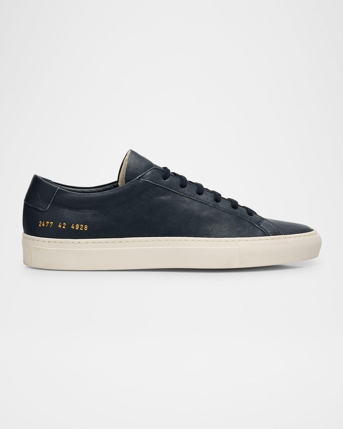 Mens Achilles Summer Soft Leather Low-Top Sneakers Product Image
