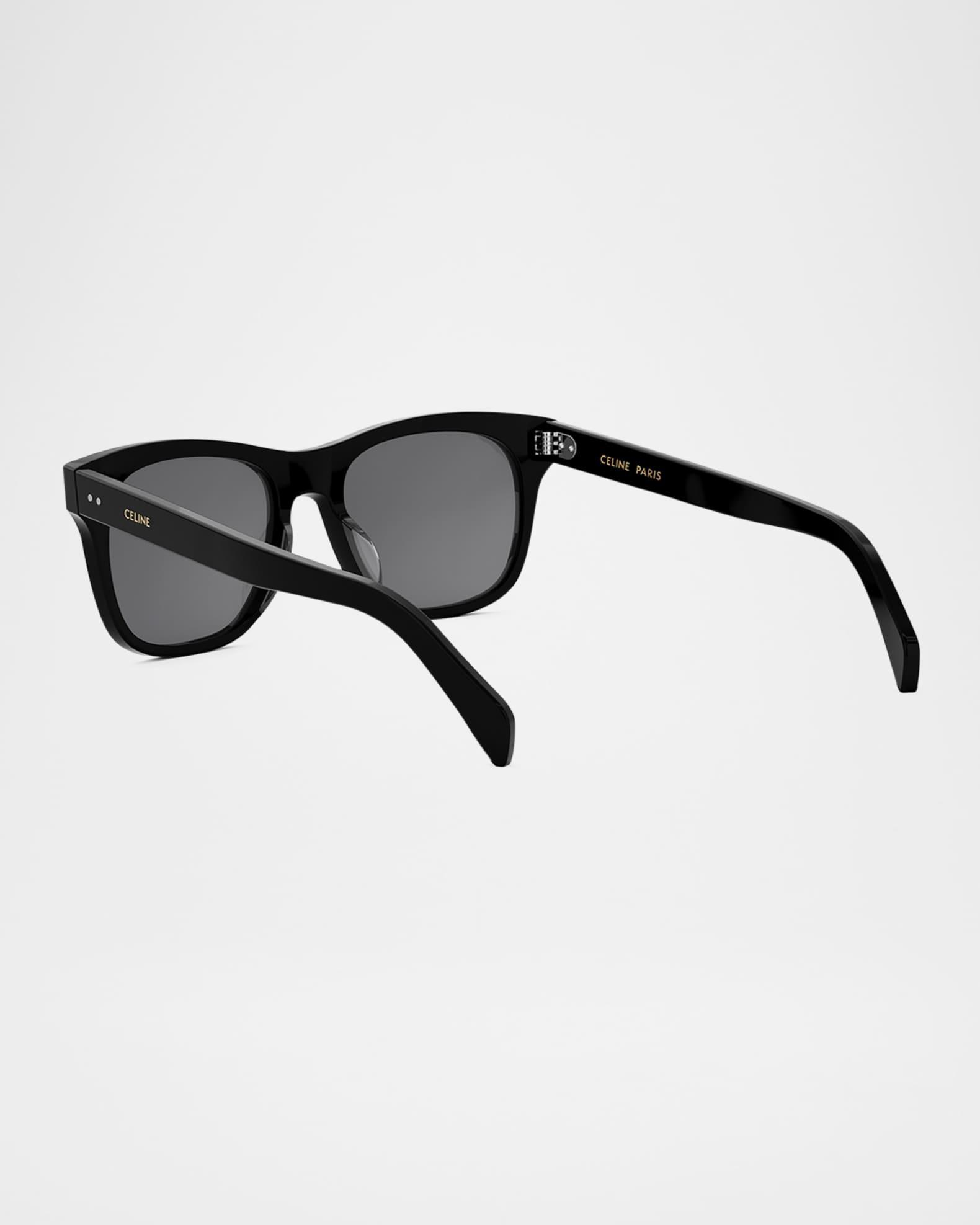 Men's Celine Thin Acetate Square Sunglasses Product Image