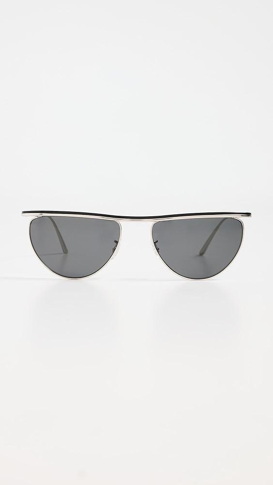 Oliver Peoples Eyewear Oliver Peoples x Khaite Round Sunglasses | Shopbop Product Image