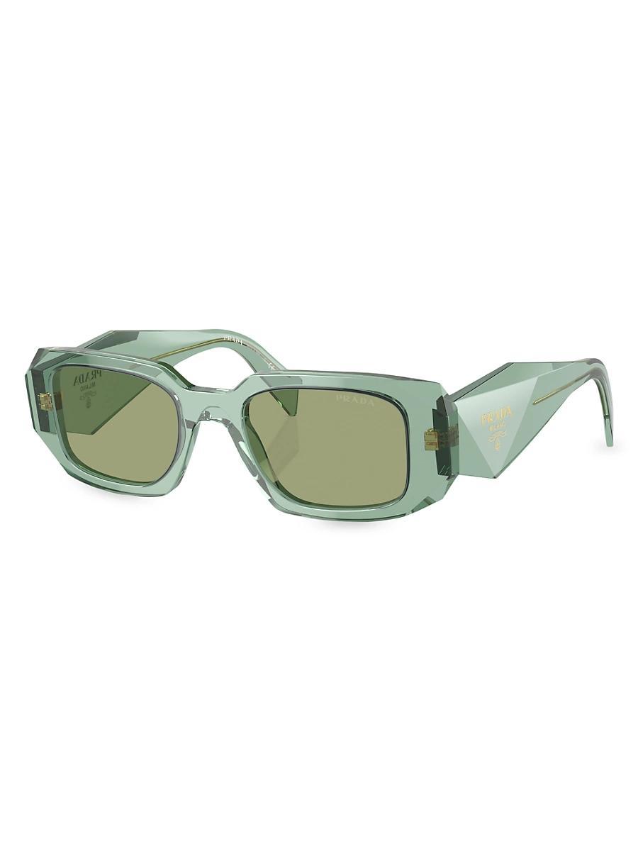 Mens 57MM Rectangular Sunglasses Product Image