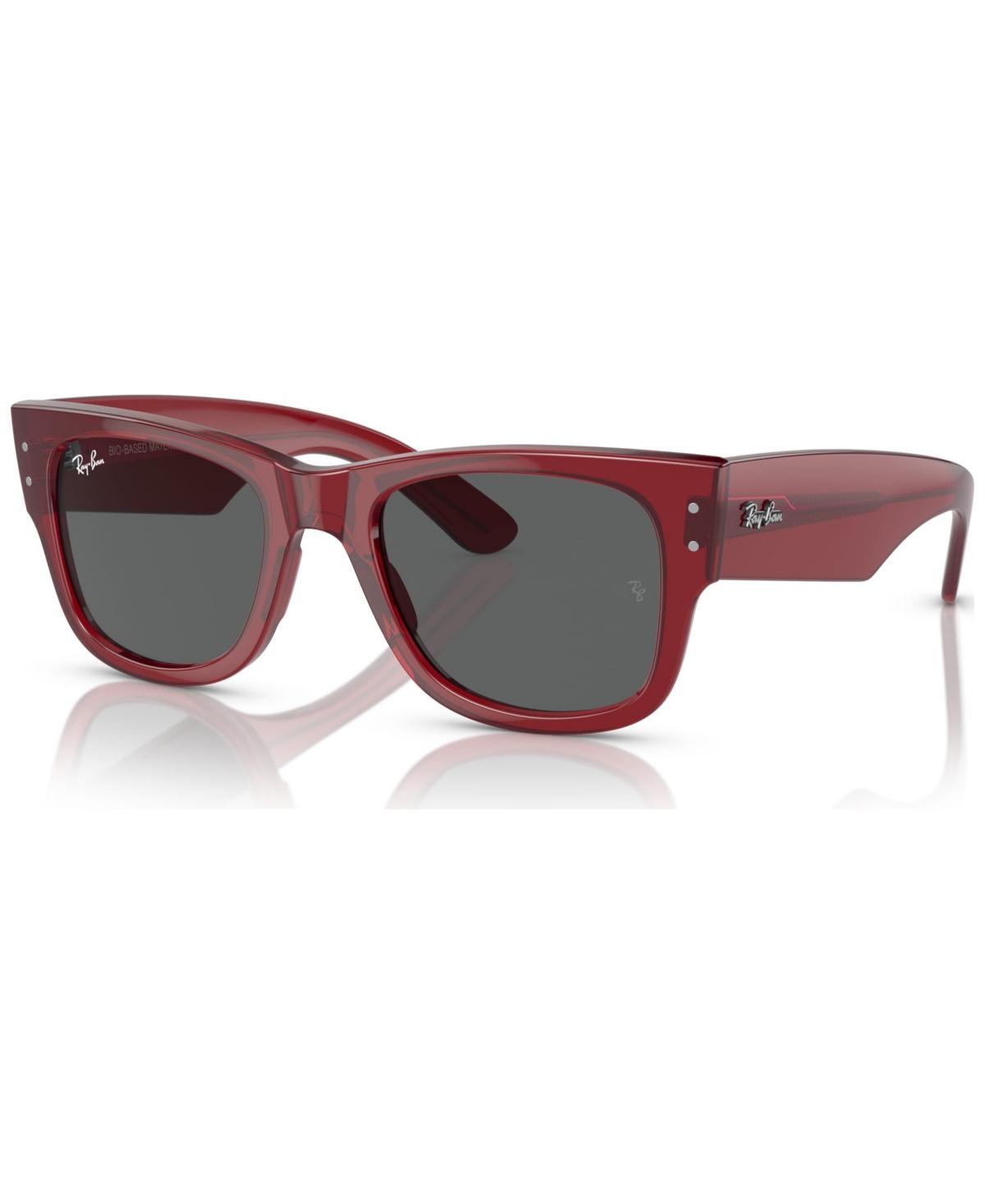 Men's Ray-Ban 0RB0840S 51mm Mega Wayfarer Square Gradient Sunglasses, Black Product Image