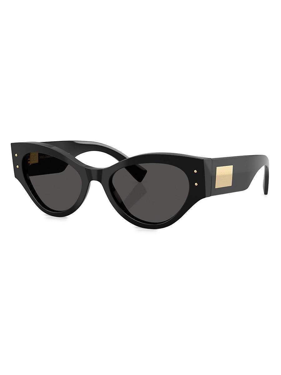 Mens 57MM Rectangular Sunglasses Product Image