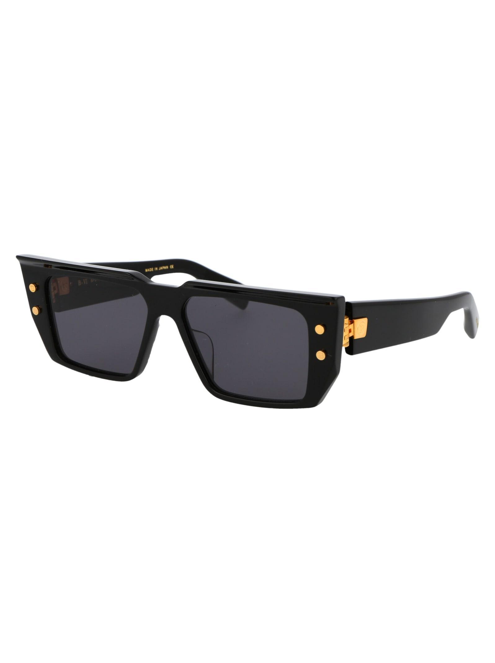 Logo Rectangle Acetate Sunglasses Product Image