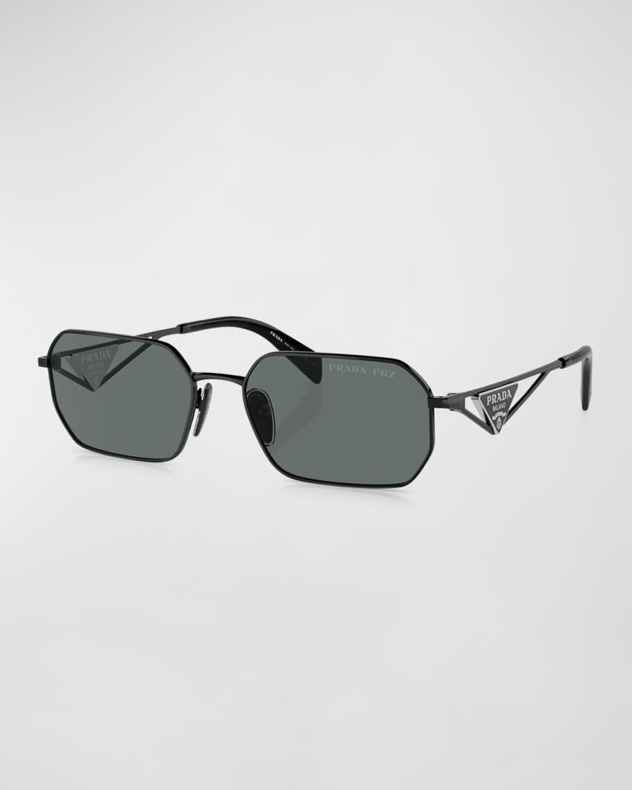 Polarized Steel Rectangle Sunglasses Product Image