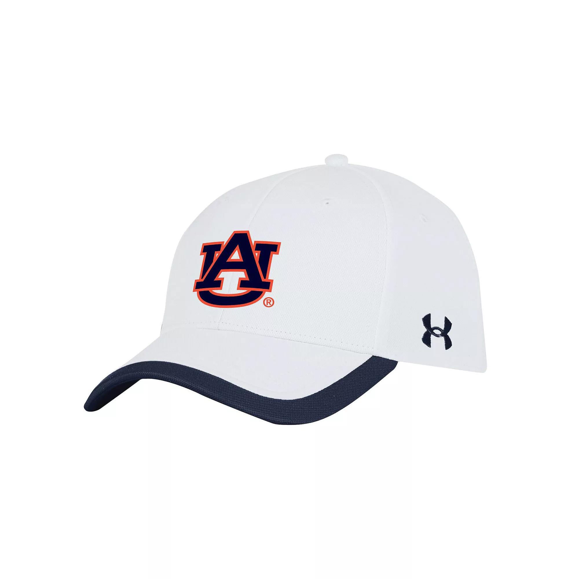 Mens Under Armour Auburn Tigers Sideline Blitzing Accent Adjustable Hat Product Image