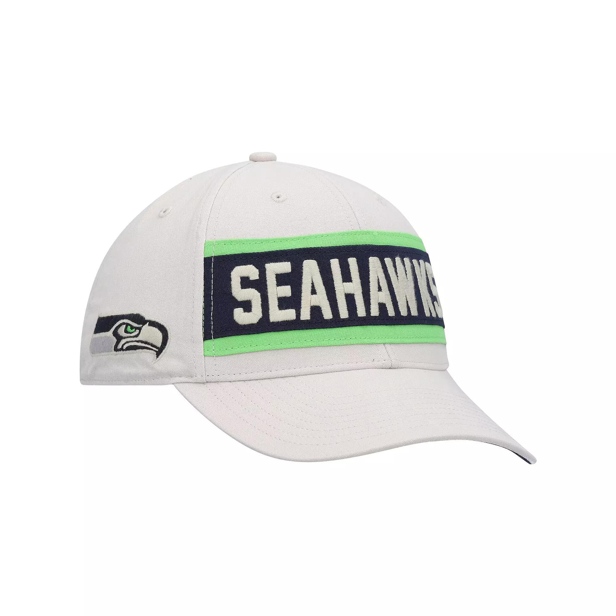 Mens 47 Cream Seattle Seahawks Crossroad MVP Adjustable Hat Product Image