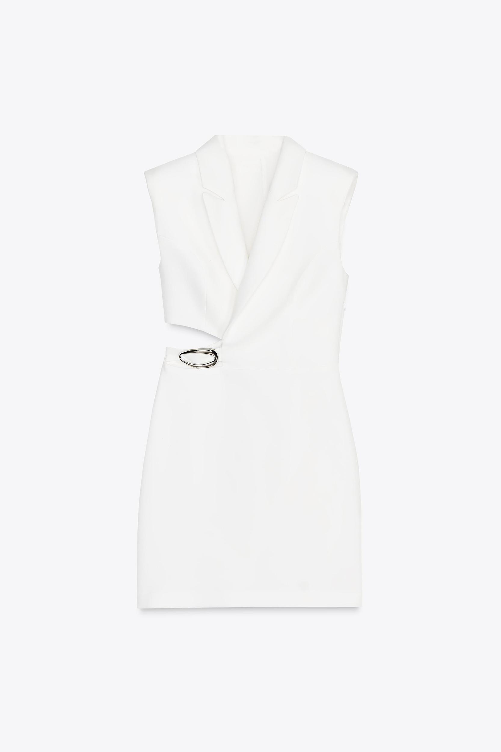 CUT OUT BUCKLE MINI DRESS Product Image
